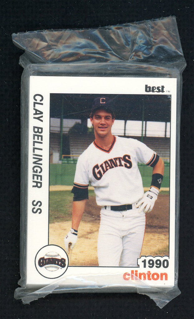 1990 Best Clinton Giants Complete Set Clay Bellinger 543789