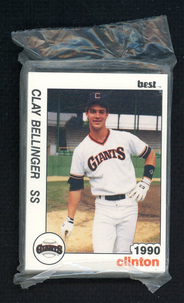 1990 Best Clinton Giants Complete Set Clay Bellinger 543789