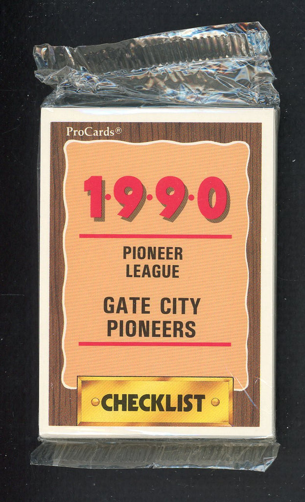 1990 Pro Card Gate City Pioneers Complete Set Keith Casey 543802