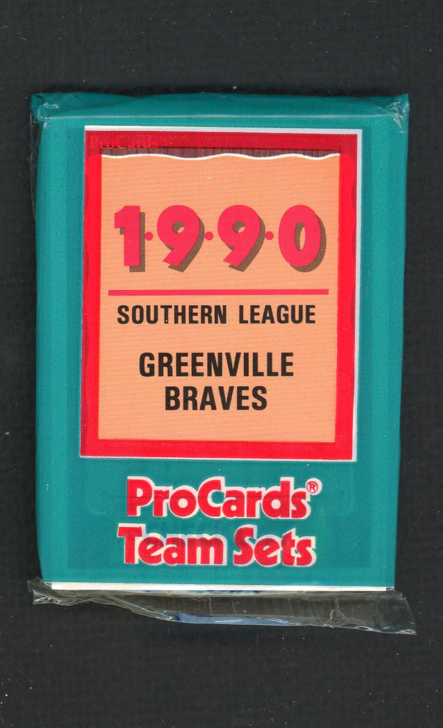 1990 Pro Card Greenville Braves Complete Set Turk Wendell 543807
