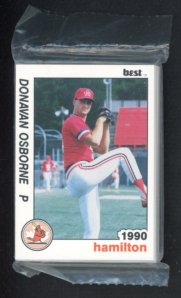 1990 Best Hamilton Redbirds Complete Set Donovan Osborne 543810