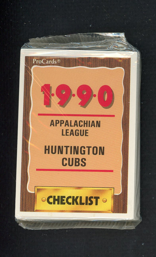 1990 Pro Card Huntington Cubs Complete Set Matt Walbeck 543812