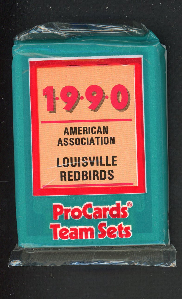 1990 Pro Card Louisville Redbirds Complete Set Ray Lankford 543826