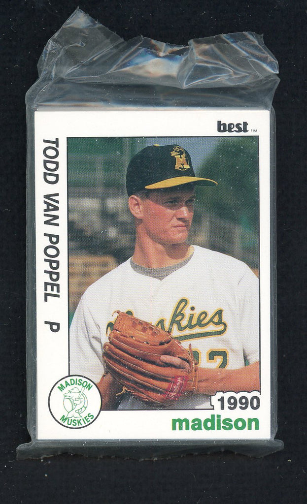 1990 Best Madison Muskies Complete Set Todd Van Poppel 543827