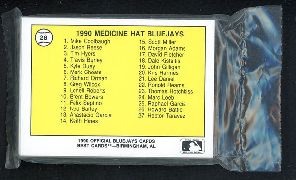 1990 Best Medicine Hat Blue Jays Complete Set Mike Coolbaugh 543830
