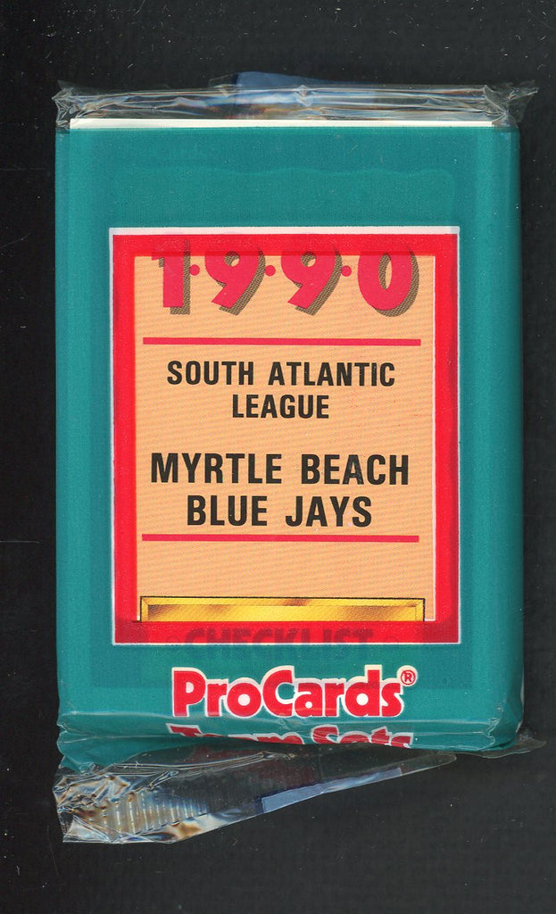 1990 Pro Card Myrtle Beach Blue Jays Complete Set Nigel Wilson 543834