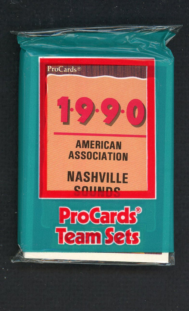 1990 Pro Card Nashville Sounds Complete Set Reggie Jefferson 543835