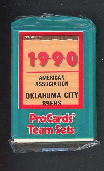 1990 Pro Card Oklahoma City 89ers Complete Set Juan Gonzalez 543838