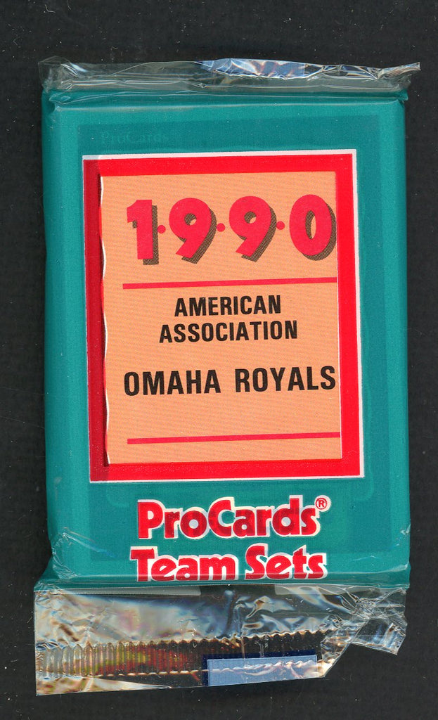 1990 Pro Card Omaha Royals Complete Set Bobby Meacham 543839
