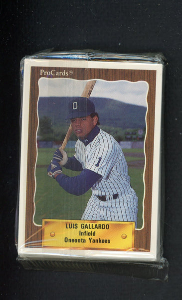 1990 Pro Card Oneonta Yankees Complete Set Troy Hillman 543840