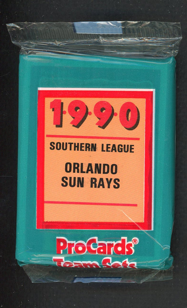 1990 Pro Card Orlando Sun Rays Complete Set Chuck Knoblauch 543842
