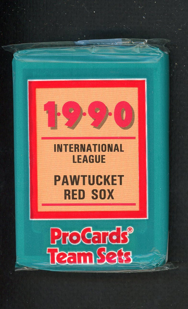 1990 Pro Card Pawtucket Red Sox Complete Set Mo Vaughn 543844