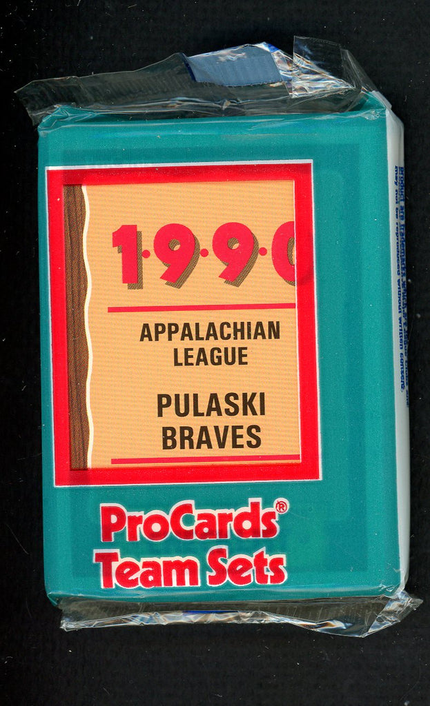 1990 Pro Card Pulaski Braves Complete Set Cloyd Boyer 543848