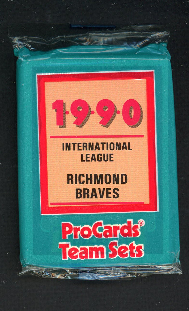 1990 Pro Card Richmond Braves Complete Set Steve Avery 543851
