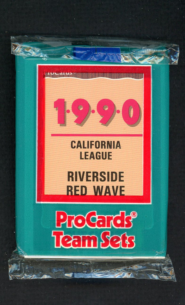 1990 Pro Card Riverside Red Wave Complete Set Nate Colbert 543853