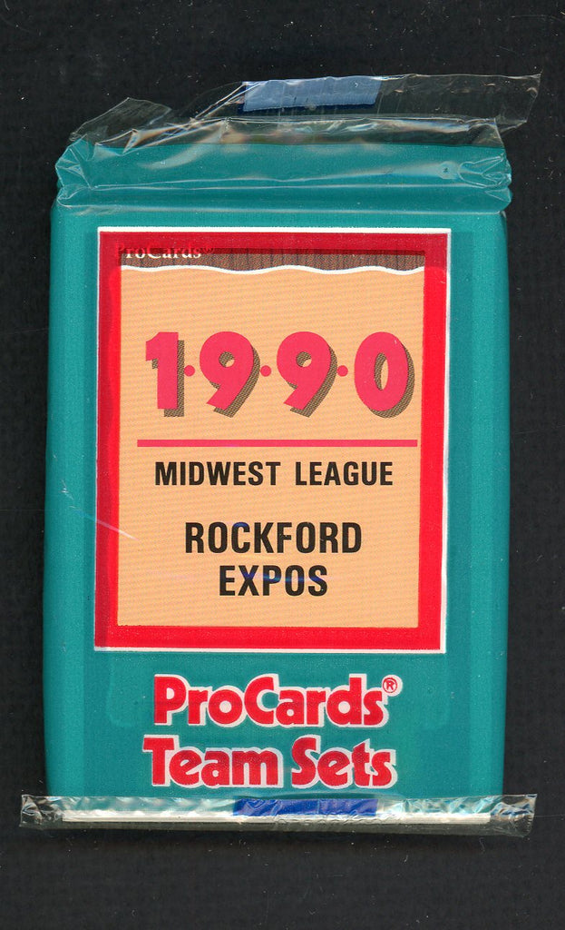 1990 Pro Card Rockford Expos Complete Set Sid Monge 543855