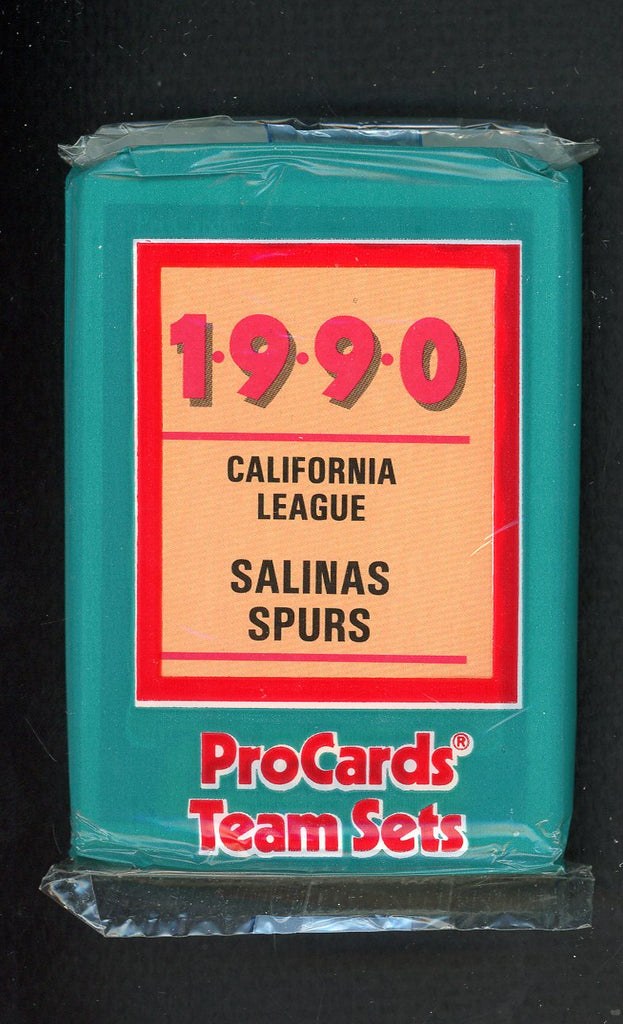 1990 Pro Card Salinas Spurs Complete Set Sean Thompson 543856