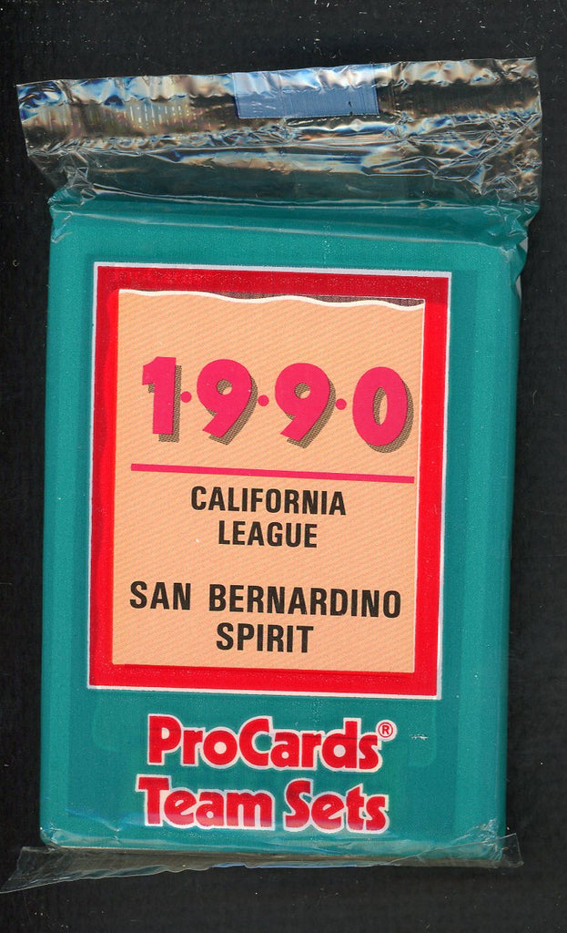 1990 Pro Card San Bernardino Spirit Complete Set Brian Turang 543858