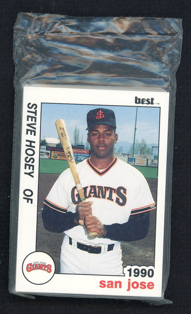1990 Best San Jose Giants Complete Set Royce Clayton 543859