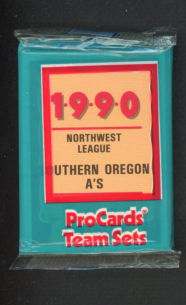1990 Pro Card Southern Oregon A's Complete Set Todd Van Poppel 543866