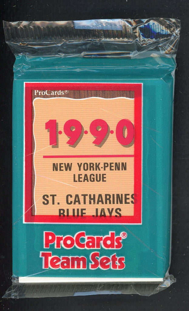 1990 Pro Card St. Catharines Blue Jays Complete Set Carlos Delgado 543870