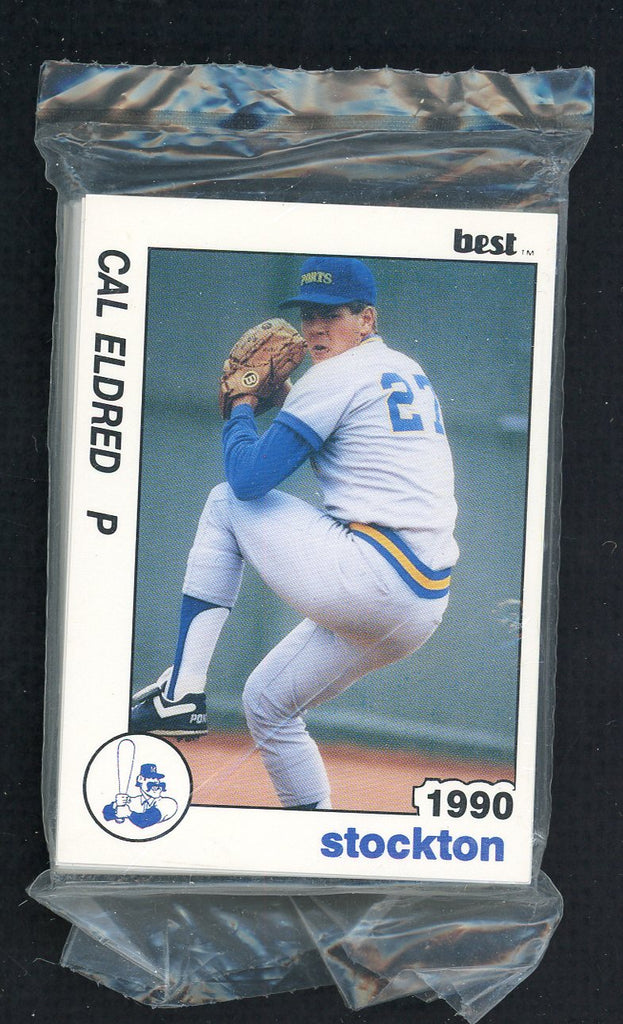 1990 Best Stockton Ports Complete Set Cal Eldred 543871