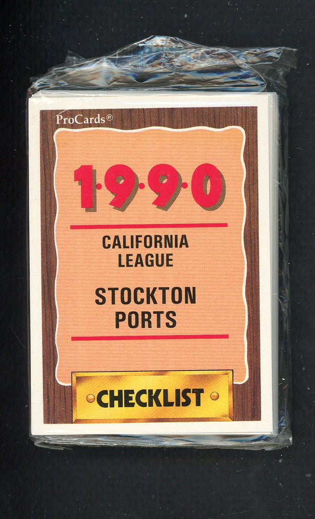 1990 Pro Card Stockton Ports Complete Set Pat Listach 543872