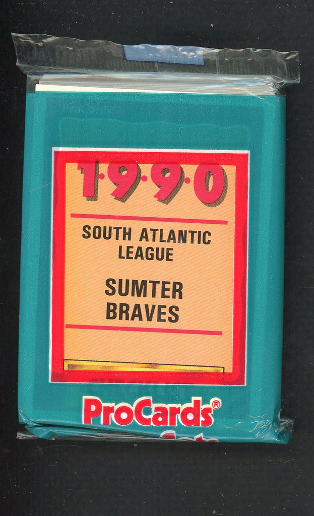 1990 Pro Card Sumter Braves Complete Set Vinny Castilla 543874