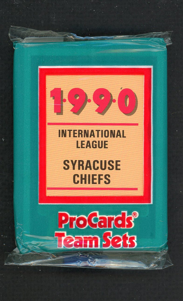 1990 Pro Card Syracuse Chiefs Complete Set Mark Whiten 543875