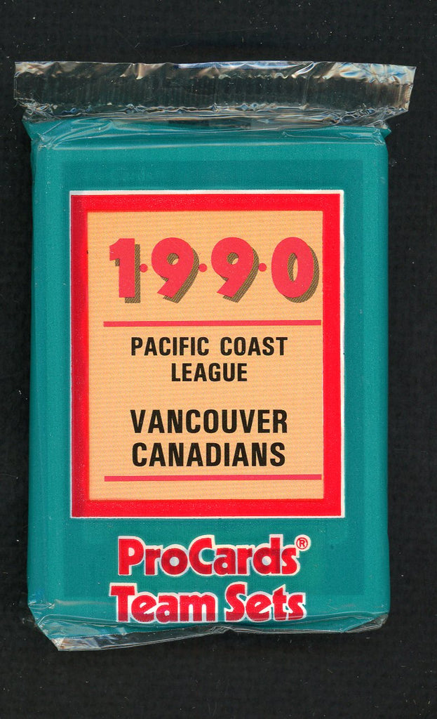 1990 Pro Card Vancouver Canadians Complete Set Wilson Alvarez 543881