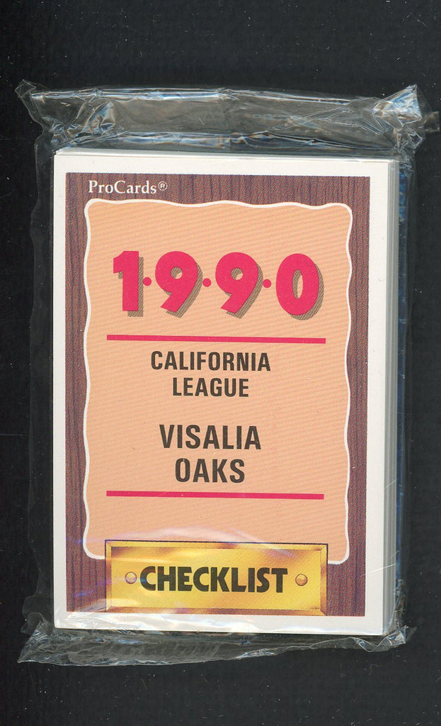 1990 Pro Card Visalia Oaks Complete Set Pat Mahomes 543882