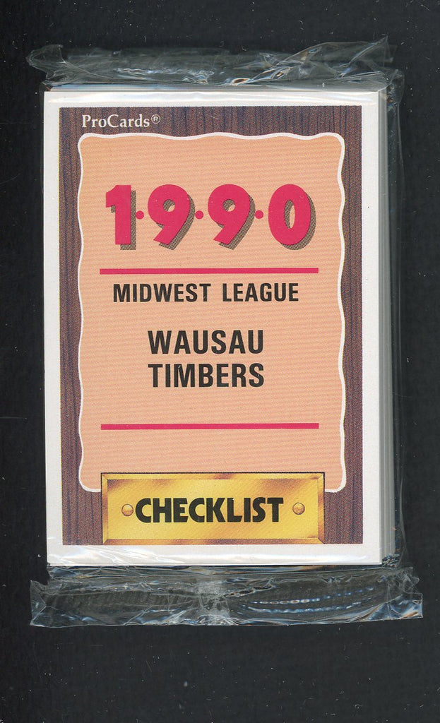 1990 Pro Card Wausau Timbers Complete Set Mike Young 543886