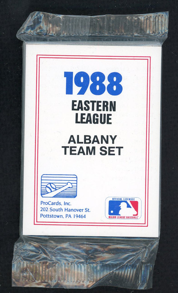 1988 Pro Card Albany Colonie Yankees Complete Set Jim Leyritz 543889