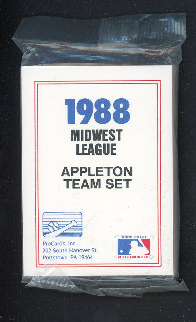 1988 Pro Card Appleton Foxes Complete Set Terry Shumpert 543890