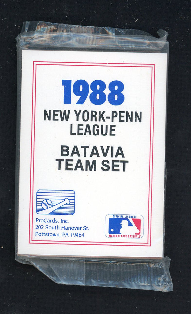 1988 Pro Card Batavia Clippers Complete Set Dave Cash 543895