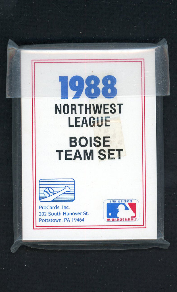 1988 Pro Card Boise Hawks Complete Set Jim Qualls 543897
