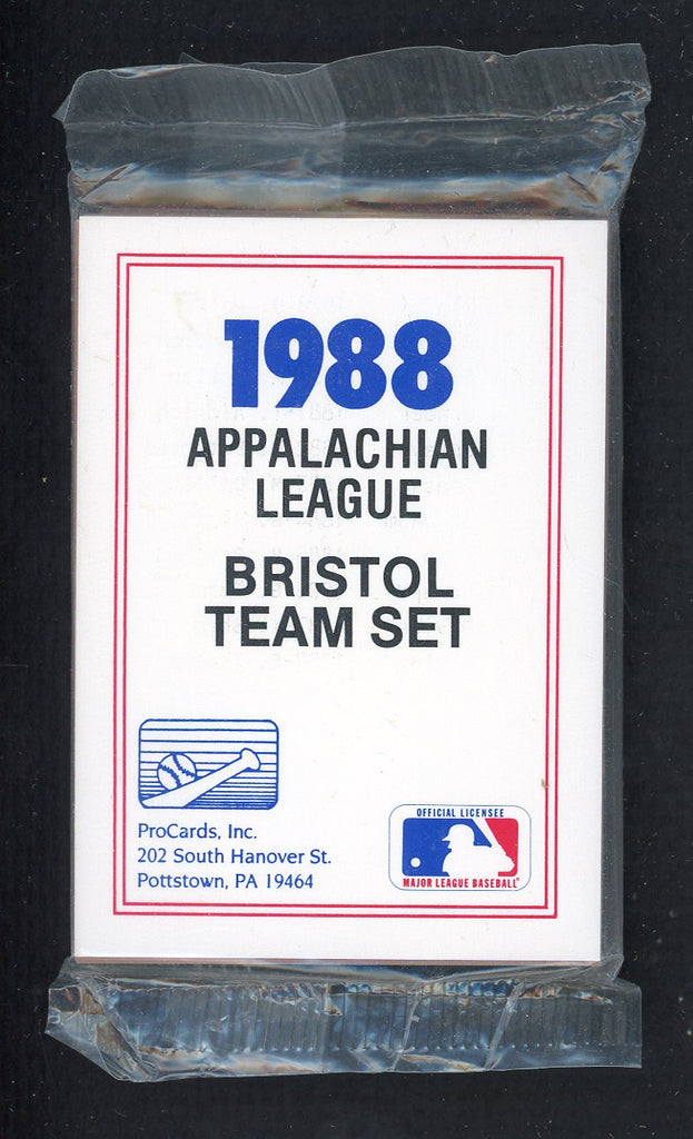 1988 Pro Card Bristol Tigers Complete Set Rico Brogna 543898