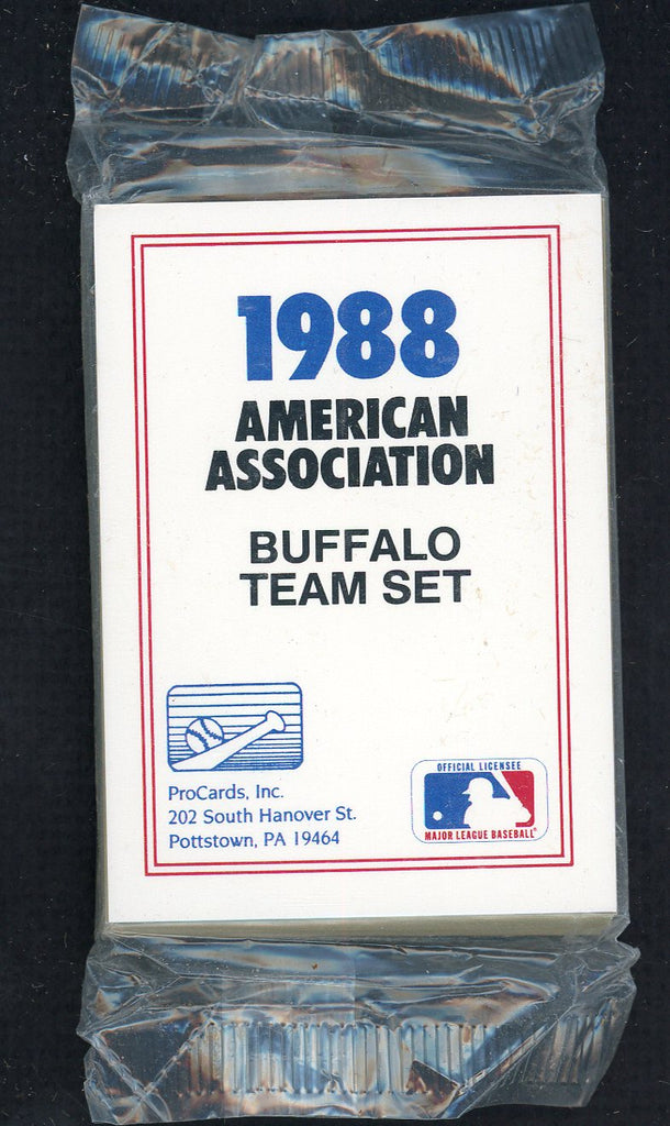 1988 Pro Card Buffalo Bisons Complete Set Felix Fermin 543899