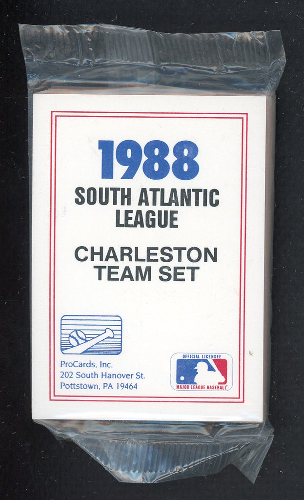 1988 Pro Card Charleston Rainbows Complete Set Doug Brocail 543902