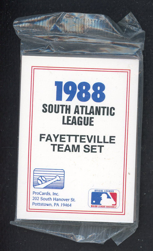 1988 Pro Card Fayetteville Generals Complete Set Travis Fryman 543914