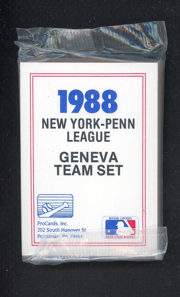 1988 Pro Card Geneva Cubs Complete Set Skip Eggleston 543918