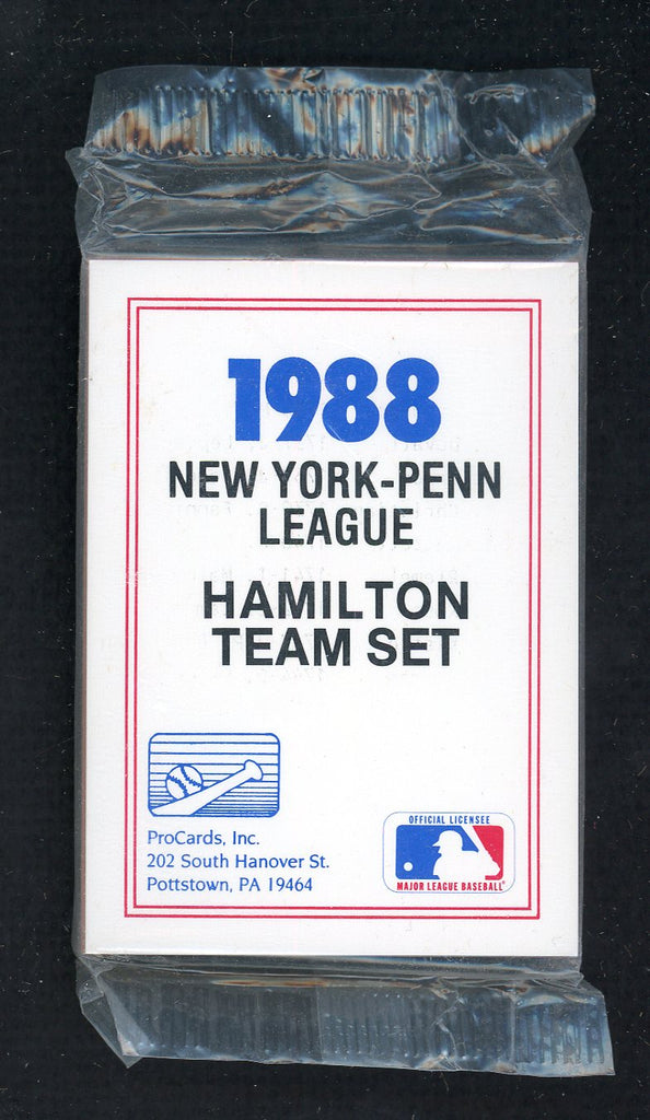 1988 Pro Card Hamilton Redbirds Complete Set Luis Melendez 543921
