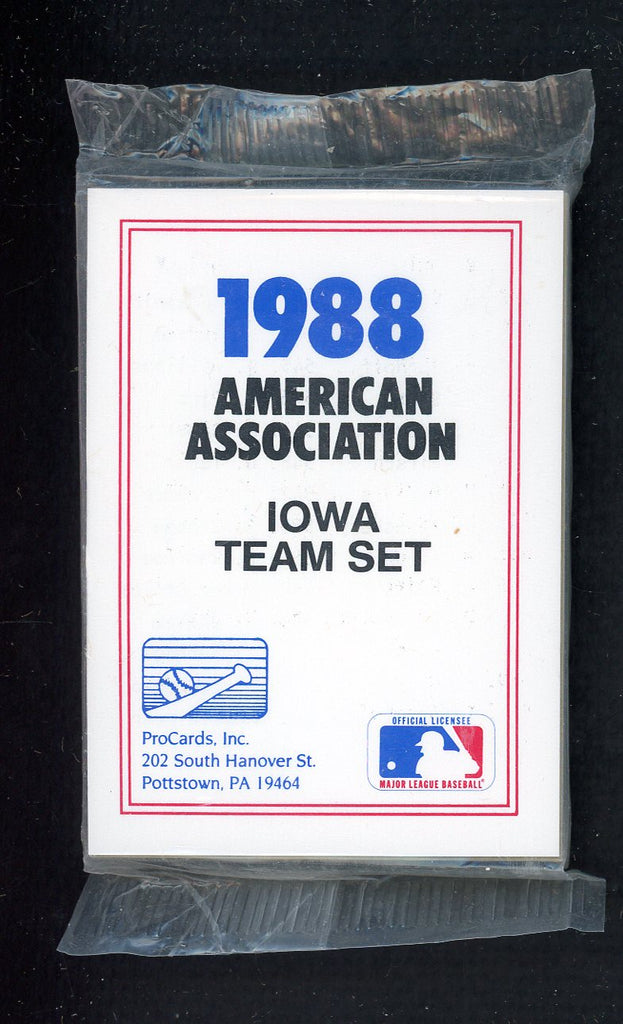 1988 Pro Card Iowa Cubs Complete Set Mark Grace 543926