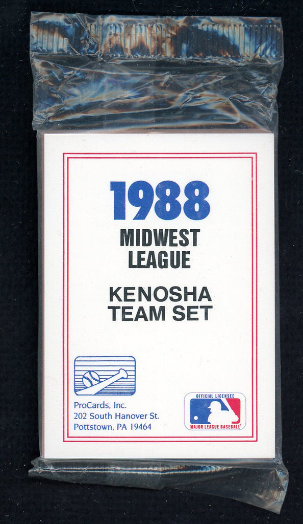 1988 Pro Card Kenosha Twins Complete Set Willie Banks 543929
