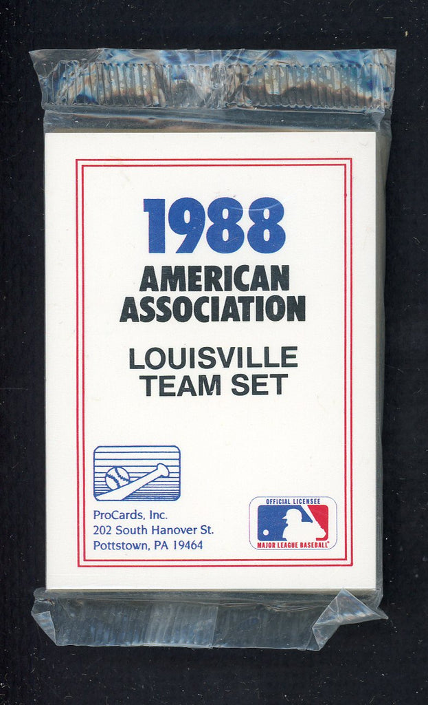 1988 Pro Card Louisville Redbirds Complete Set Cris Carpenter 543934