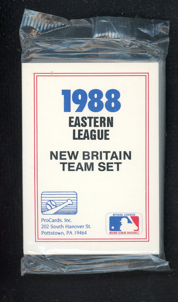 1988 Pro Card New Britain Red Sox Complete Set Curt Schilling 543940