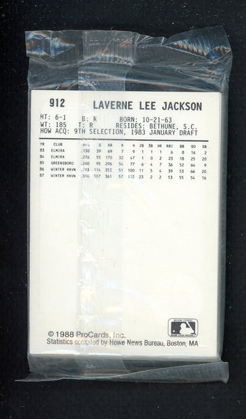1988 Pro Card New Britain Red Sox Complete Set Curt Schilling 543940