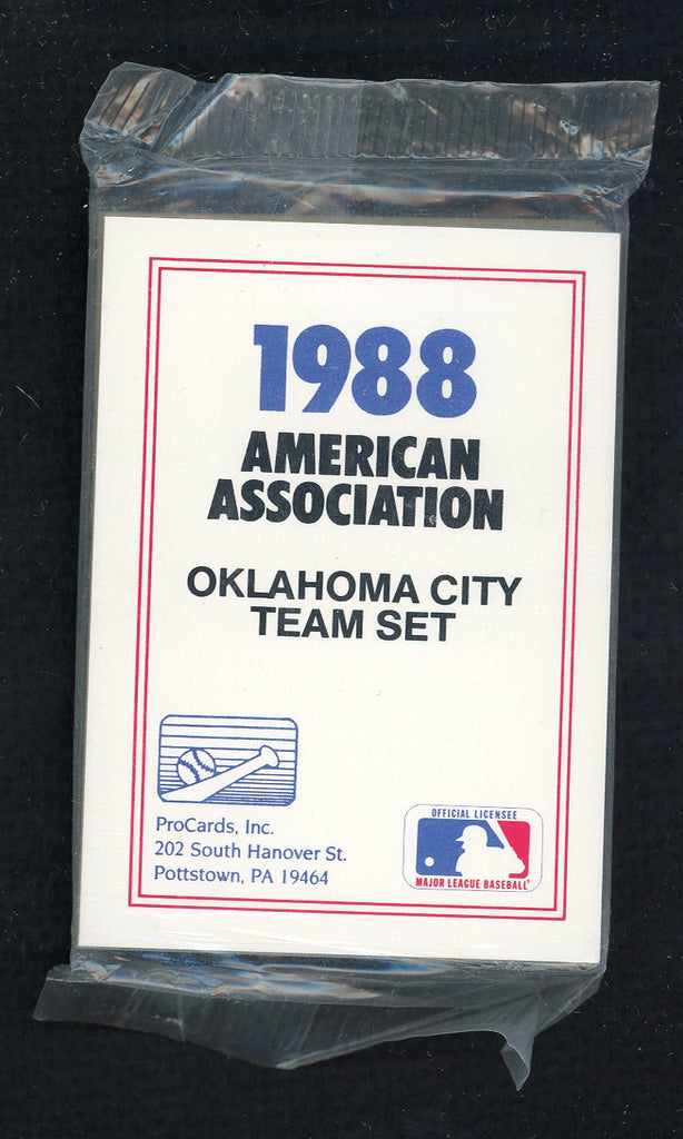1988 Pro Card Oklahoma City 89ers Complete Set Fergie Jenkins 543941