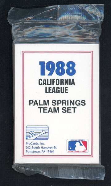 1988 Pro Card Palm Springs Angels Complete Set Paul Sorrento 543945