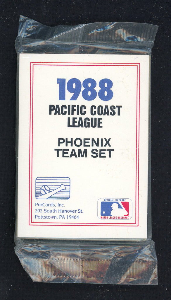 1988 Pro Card Phoenix Firebirds Complete Set Matt Williams 543947